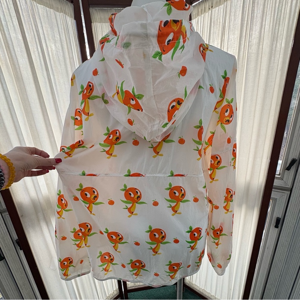 Disney Orange Bird Windbreaker Pullover NEW - Picture 5 of 12
